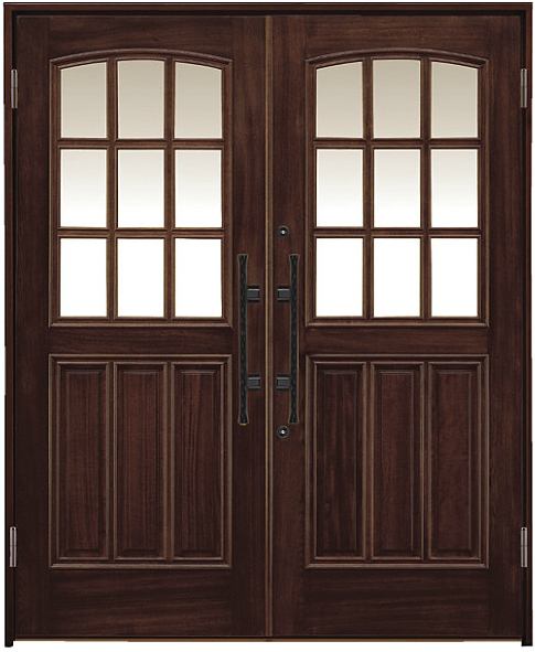 木製の玄関両開きドア - 高断熱・高気密 | アイエムドア