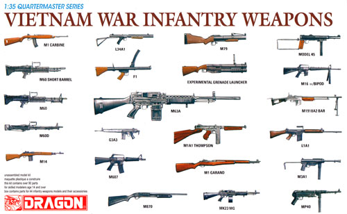 1/35 Quartermaster Series ベトナム戦争 歩兵用 小火器セット Dragon