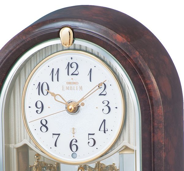 メロディクロック セイコー置時計エンブレム SEIKO置き時計 HW591B