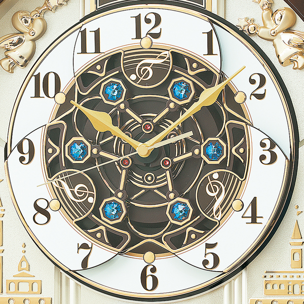 文字盤がダイナミックにパフォーマンス！からくり時計ウエーブ