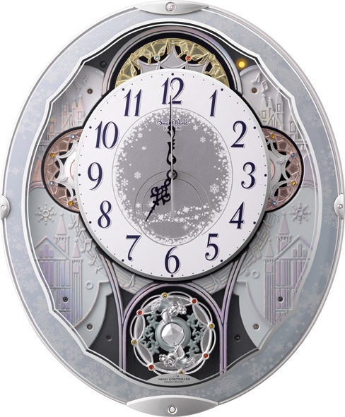 毎正時に文字盤がメロディに合わせて回転します！からくり時計スモール