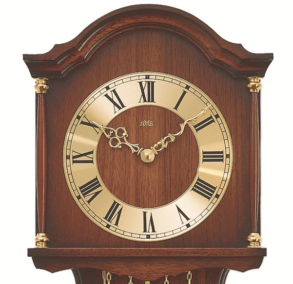 ウッドフレームの機械式が魅力 アームスAMS振り子時計 機械式 211-1