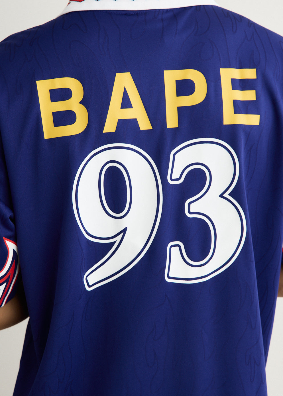 x BAPE SSL Flame Jersey Top