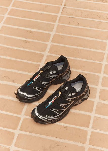 Salomon XT-6 Gore-Tex 'Black Silver' Sneakers