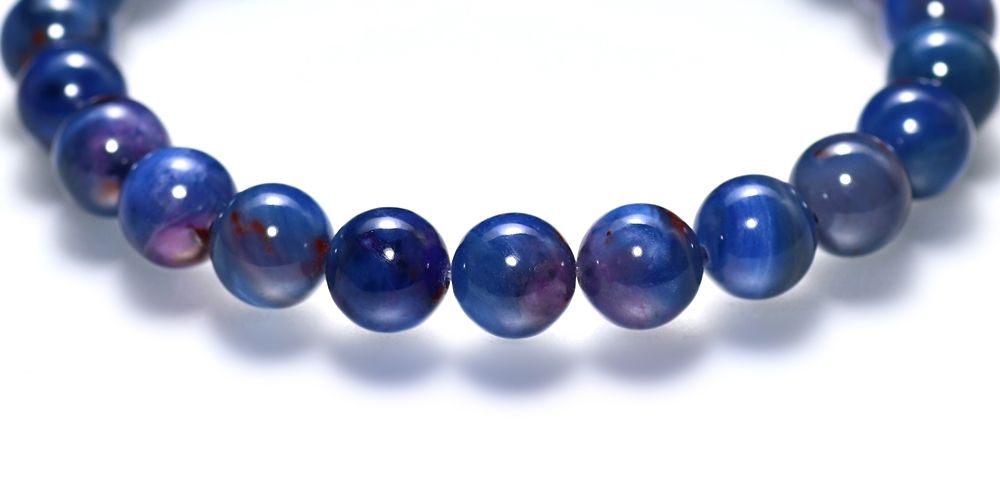 トップクォリティ]ブルースギライトブレスレット/リクトライト（約8mm