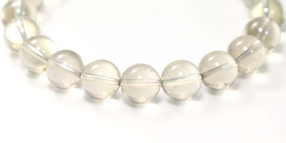 高品質+]天然リビアングラスブレスレット（約9mm玉） - 埼玉県吉川市の