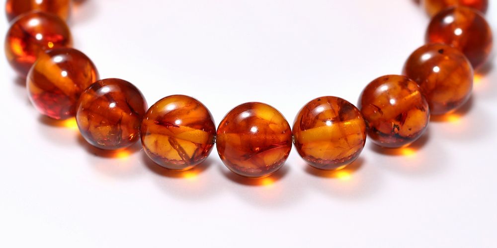 セミオーダー]アンバーブレスレット/琥珀（約10mm玉） - 埼玉県吉川市
