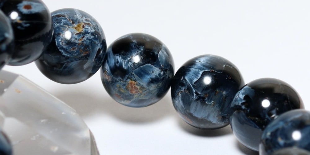 高品質++]ブルーピーターサイトブレスレット（約15mm玉） - 埼玉県吉川