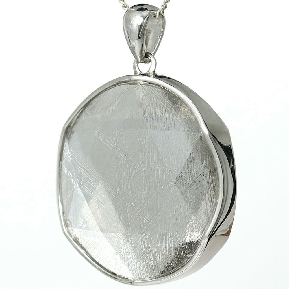 個別撮影/XLサイズ26-27mm]ギベオン隕石ヘキサゴンペンダントトップ