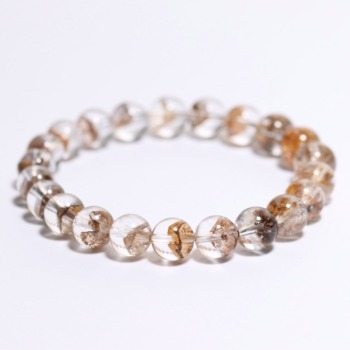 トップクォリティ]ガーデンファントムクォーツブレスレット/幻影水晶