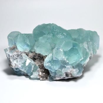 中国/福建省産ライトブルーフローライト結晶原石（天然蛍石/87.0g