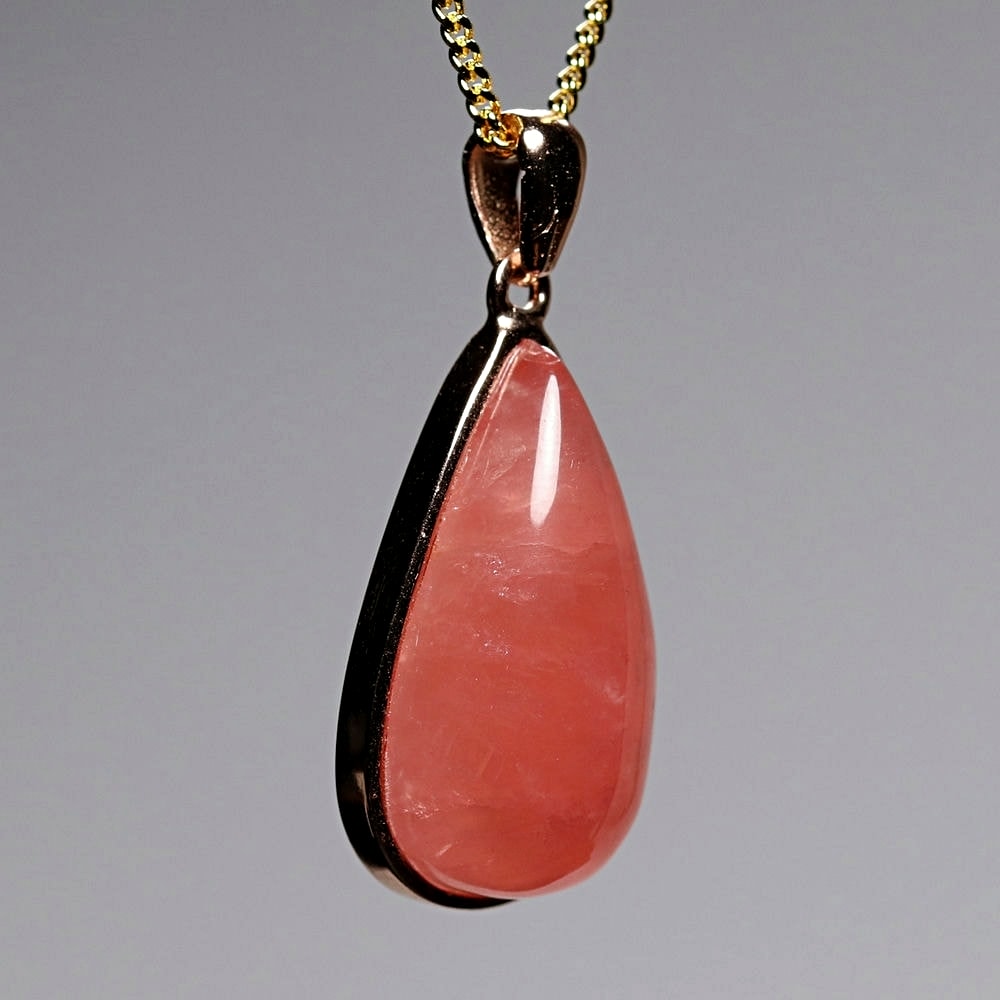 高品質]アルゼンチン産インカローズペンダントトップ/ロードクロサイト