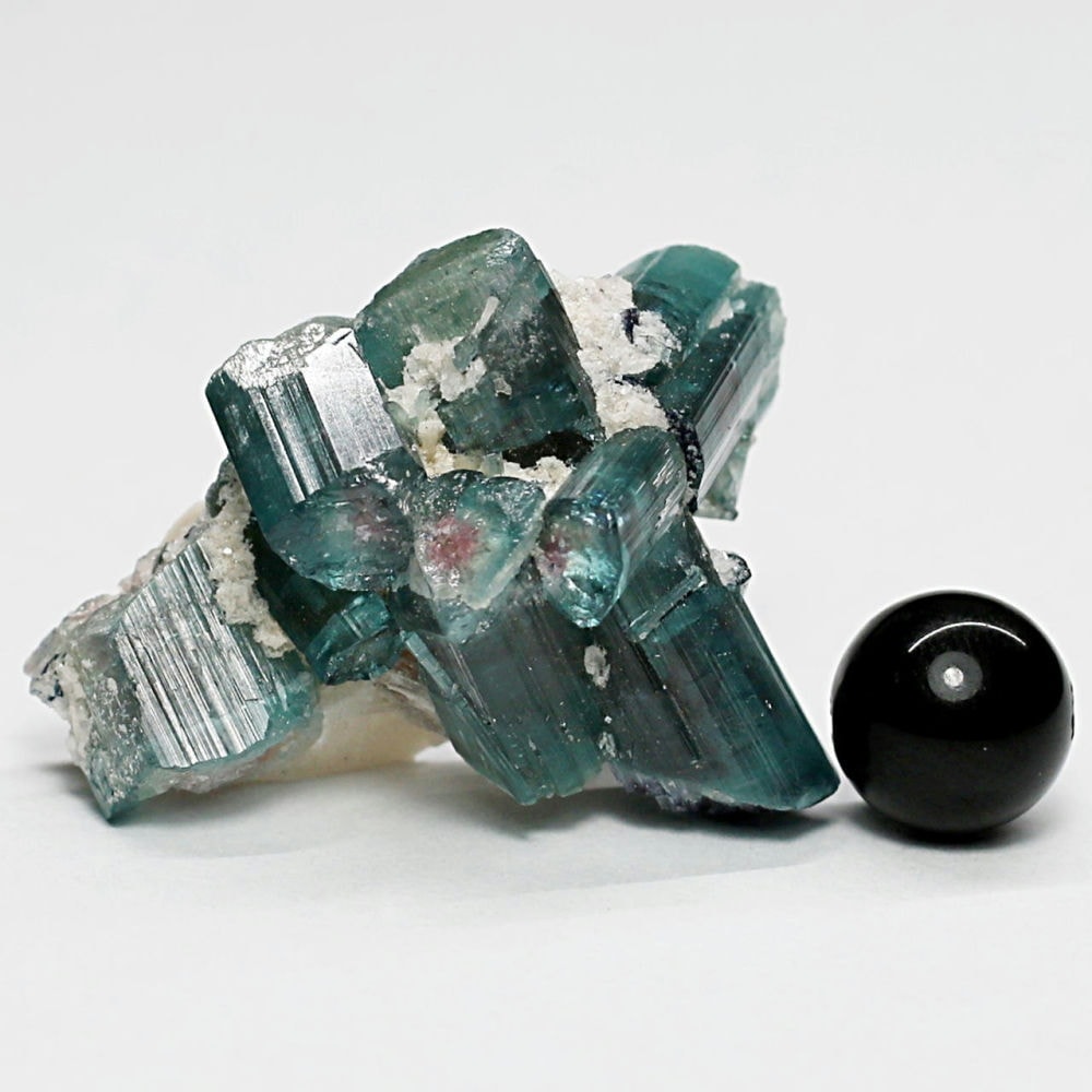 希少]インディゴブルートルマリン結晶原石（インディゴライト） - 埼玉