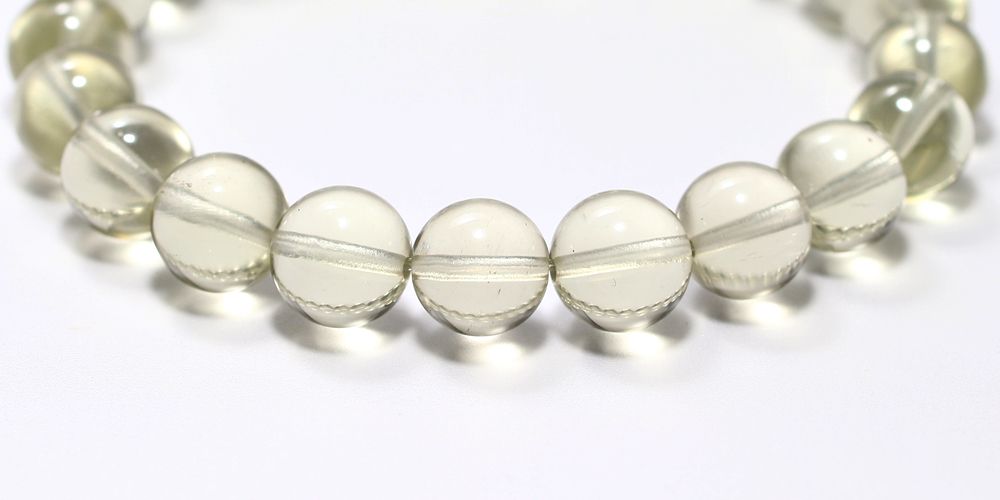 大幅値下げ】[トップクォリティ]天然リビアングラスブレスレット（約