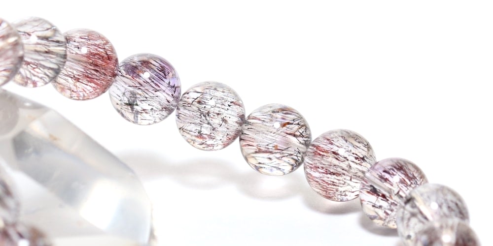 トップクォリティ]スーパーセブンブレスレット（約9.5mm玉・レピドクロ