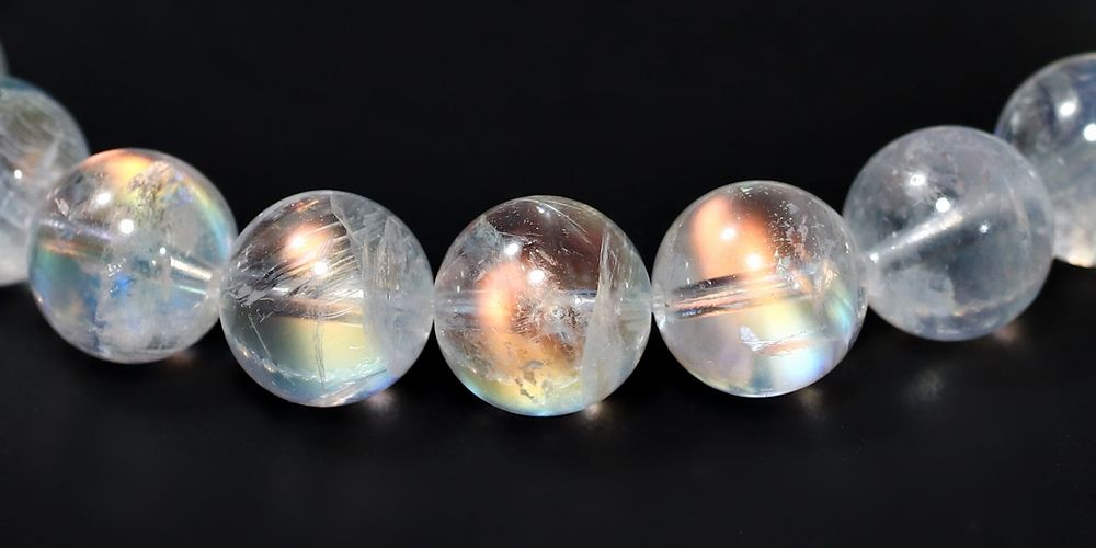 トップクォリティ]別鉱床マダガスカル産ホワイトラブラドライト