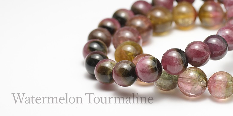 ウォーターメロントルマリンブレスレット - 埼玉県吉川市の天然石専門