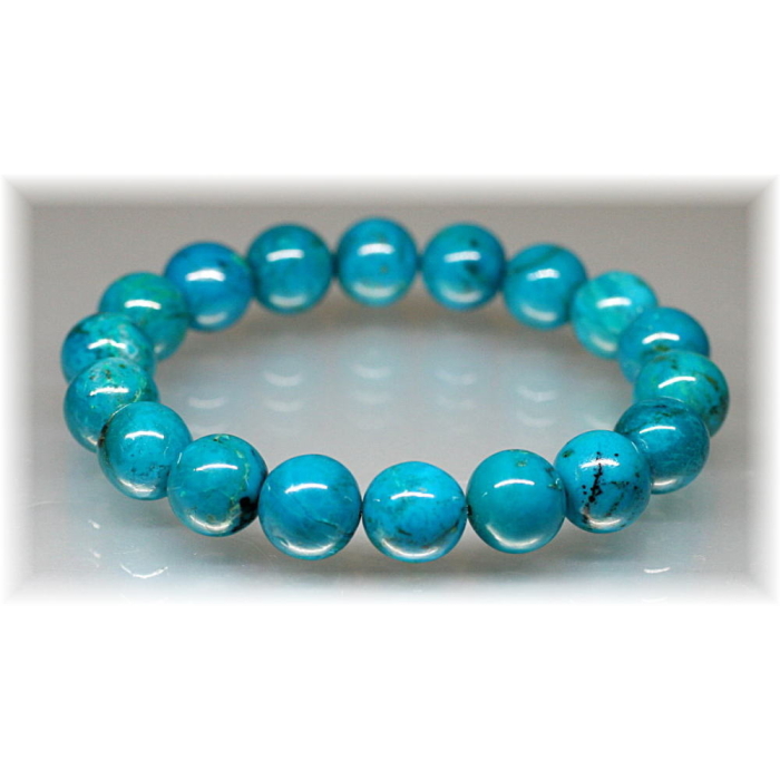 高品質]クリソコラブレスレット（約11mm玉） - 埼玉県吉川市の天然石