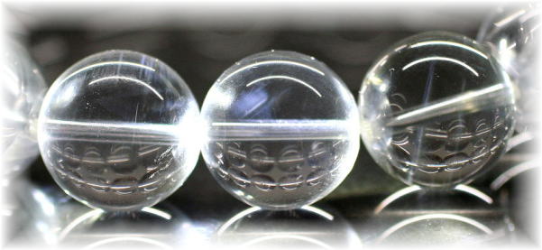 3A]エンジェルラダークォーツブレスレット（約16.5mm玉・鑑別書付