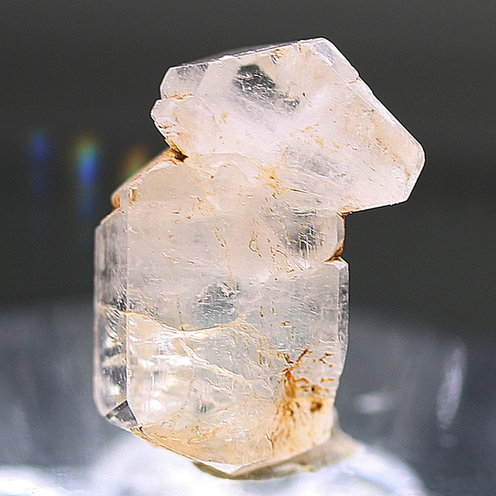 希少・ミャンマー産]天然フェナカイト結晶原石/宝石質（1.43g/簡易鑑別