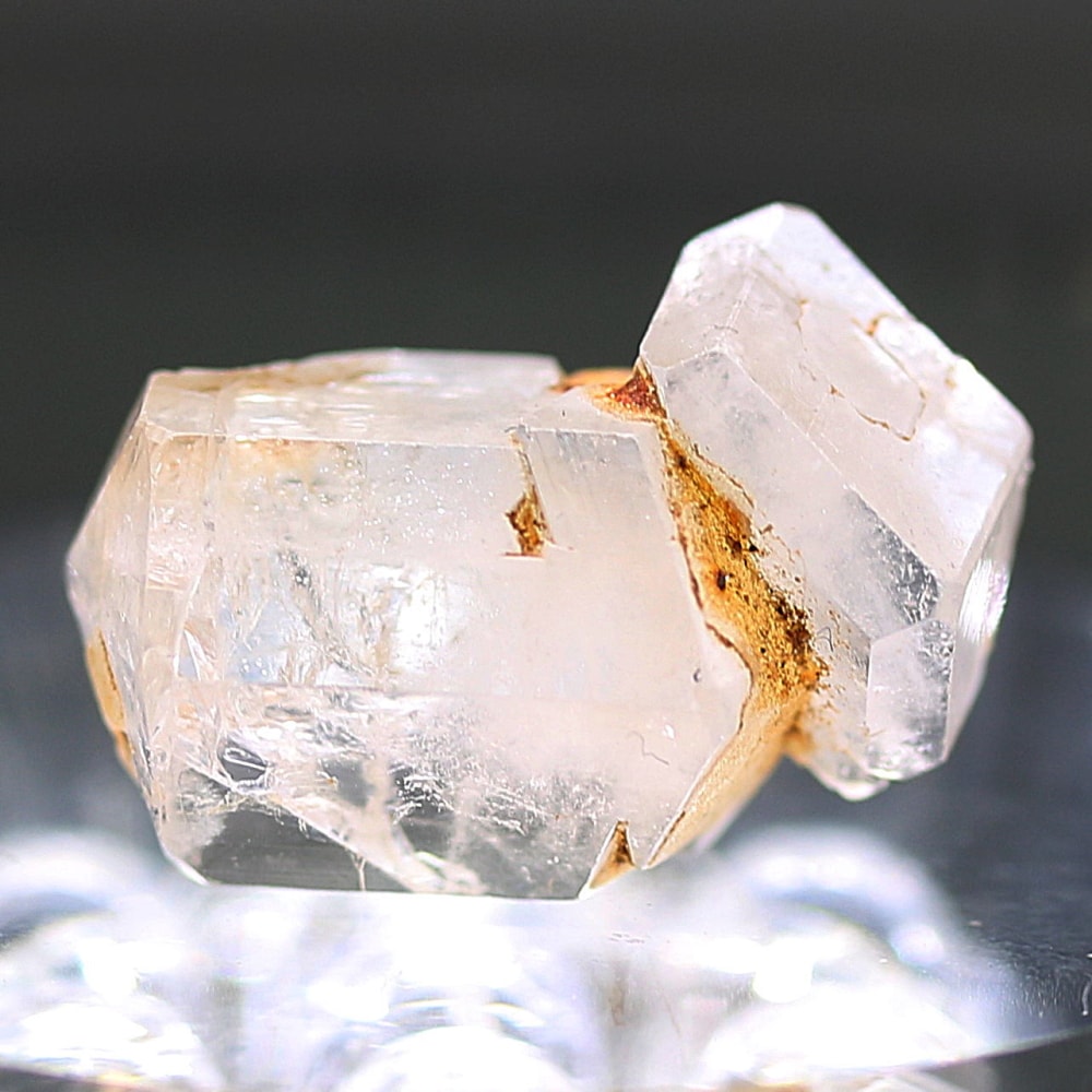 希少・ミャンマー産]天然フェナカイト結晶原石/宝石質（1.43g/簡易鑑別