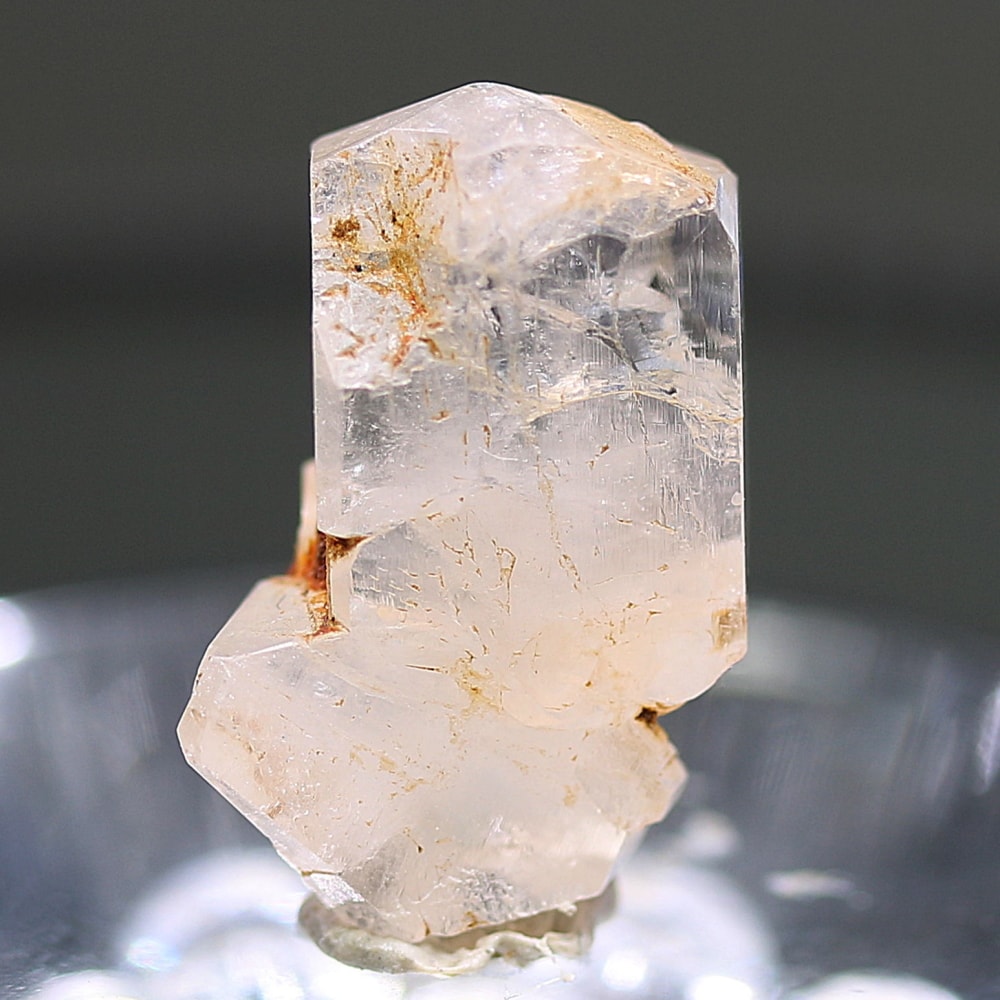 希少・ミャンマー産]天然フェナカイト結晶原石/宝石質（1.43g/簡易鑑別