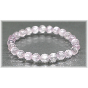 高品質]キャッツアイクンツァイトブレスレット（約7mm玉） - 埼玉県