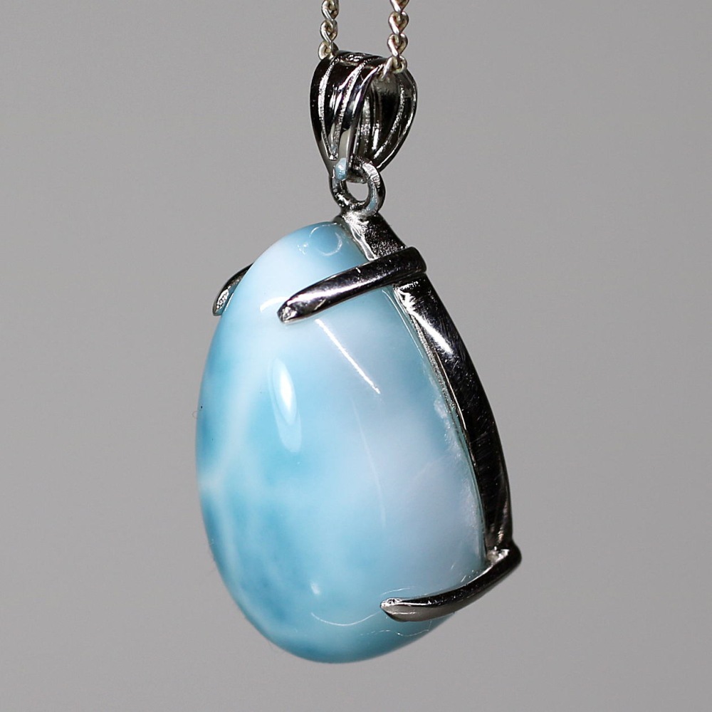 特別価格/高品質]ラリマーペンダントトップ（シルバー925） - 埼玉県