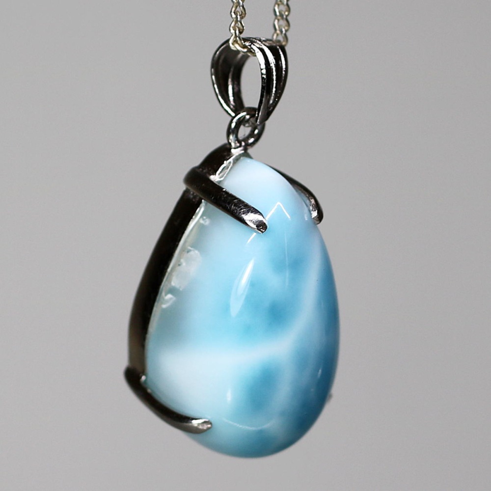 特別価格/高品質]ラリマーペンダントトップ（シルバー925） - 埼玉県