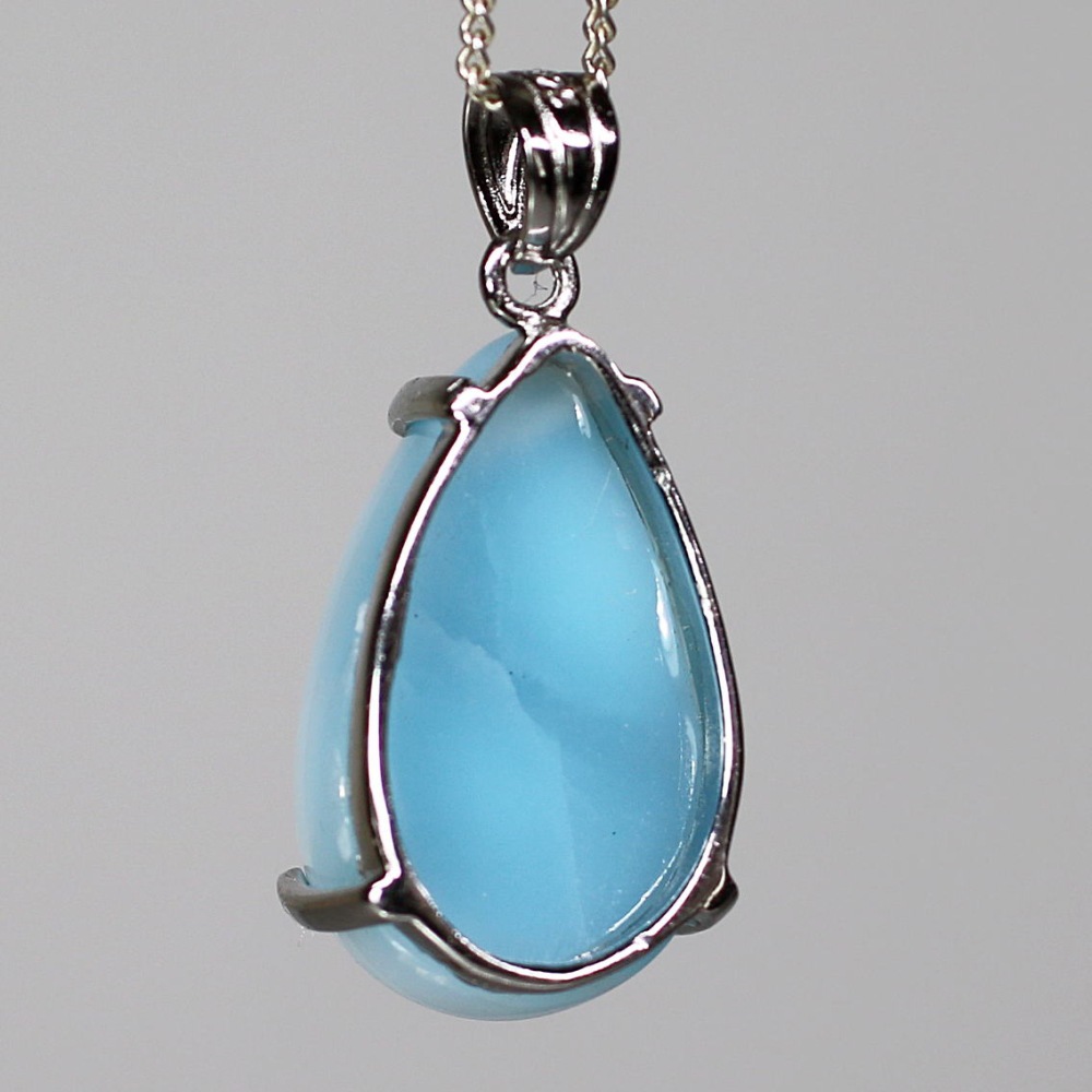 特別価格/高品質]ラリマーペンダントトップ（シルバー925） - 埼玉県