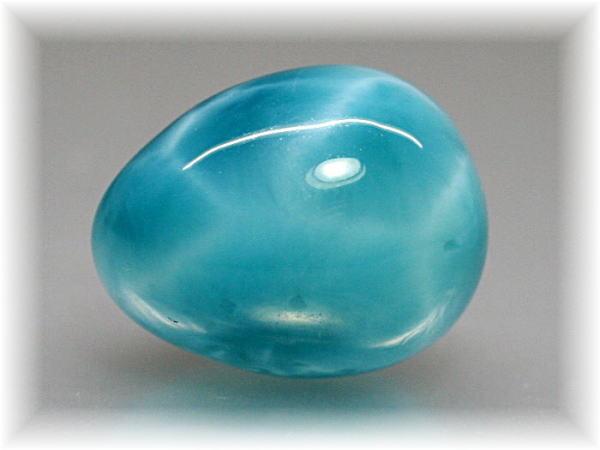 ドミニカ産・最高品質]宝石質ラリマーエッグシェイプ - 埼玉県吉川市の