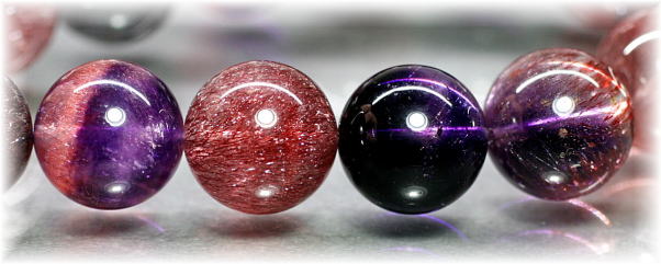 最高品質]ミックススーパーセブンブレスレット（約14.5mm玉） - 埼玉県