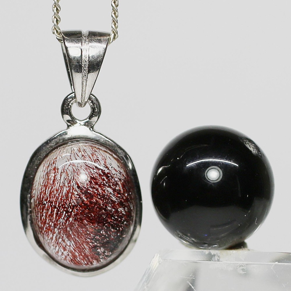 マダガスカル産]スーパーセブンペンダントトップ（シルバー925