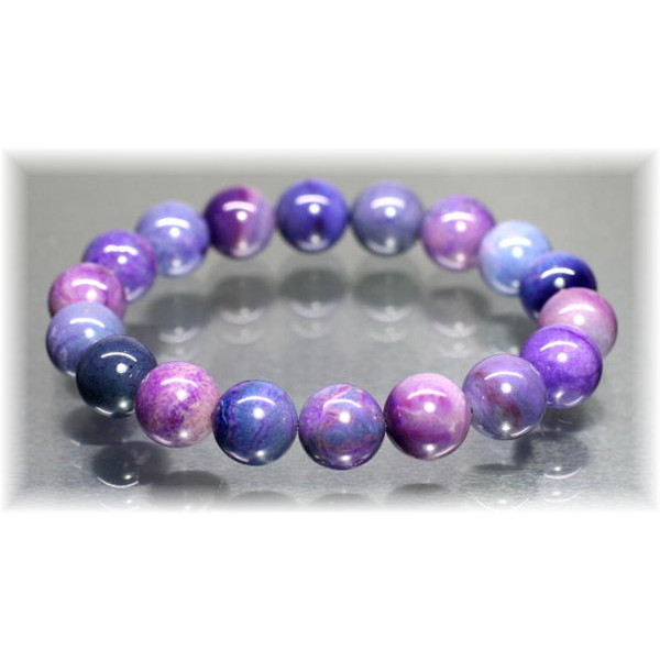 3A++]ミックスカラースギライトブレスレット（約11.5mm玉） - 埼玉県