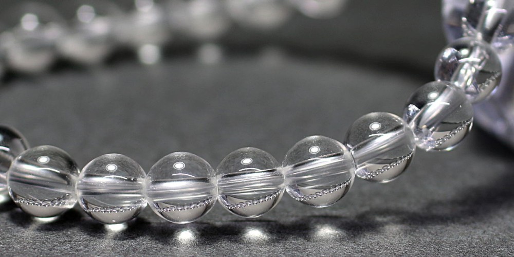 最高品質] ペタライトブレスレット（約7mm玉・鑑別書付） - 埼玉県吉川