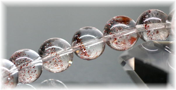 3A++]レピドクロサイトファントムクォーツブレスレット（約11mm玉