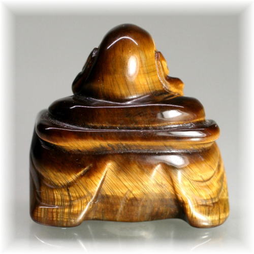 南アフリカ産]タイガーアイ彫刻/布袋様 - 埼玉県吉川市の天然石専門店