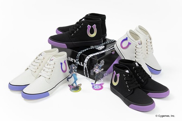 ウマ娘』たちが履いているスニーカーをイメージ！光沢感のある蹄鉄