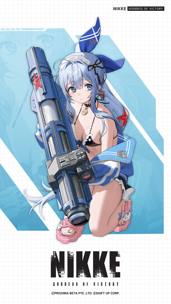 メイド服で“水着”…ロマンしかない！『勝利の女神：NIKKE』新ニケ