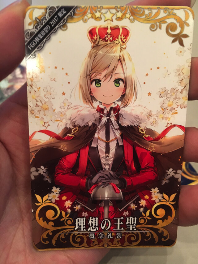 FGO アーケード』筐体細部＆実物カードを写真で紹介！アルトリアが出
