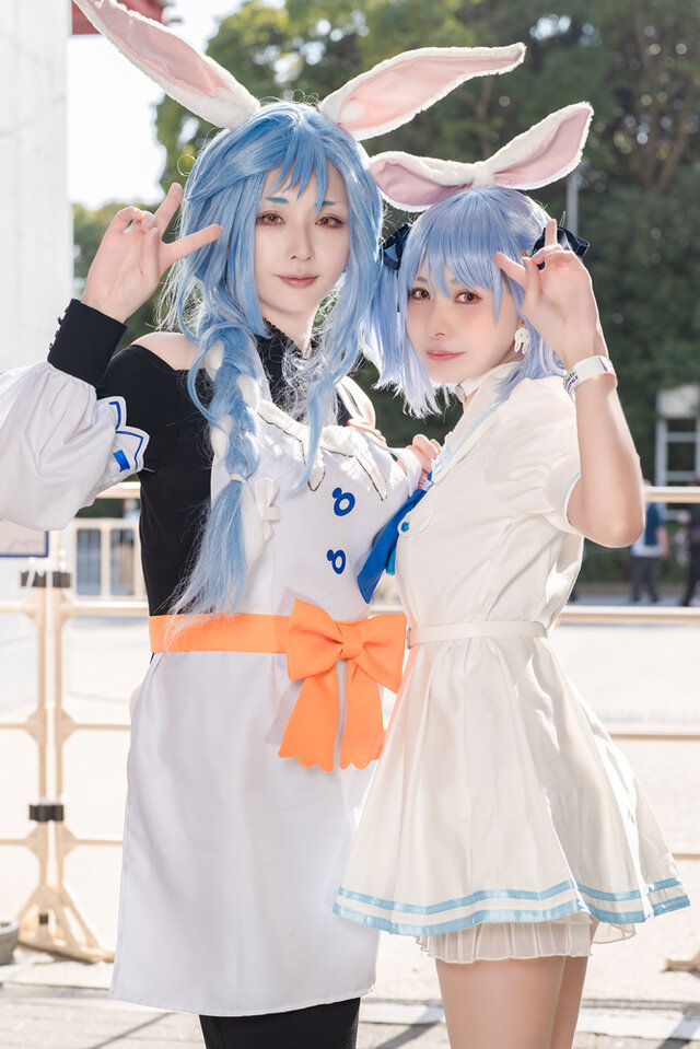コスプレ】めっちゃ可愛いフブさん、ぺこら＆マミーまで勢揃い