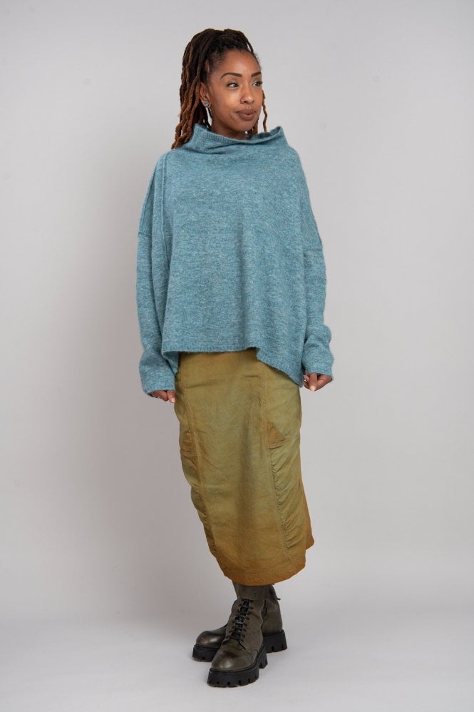 Rundholz Dip Lagoon Melange Oversized Pullover | i dare to be