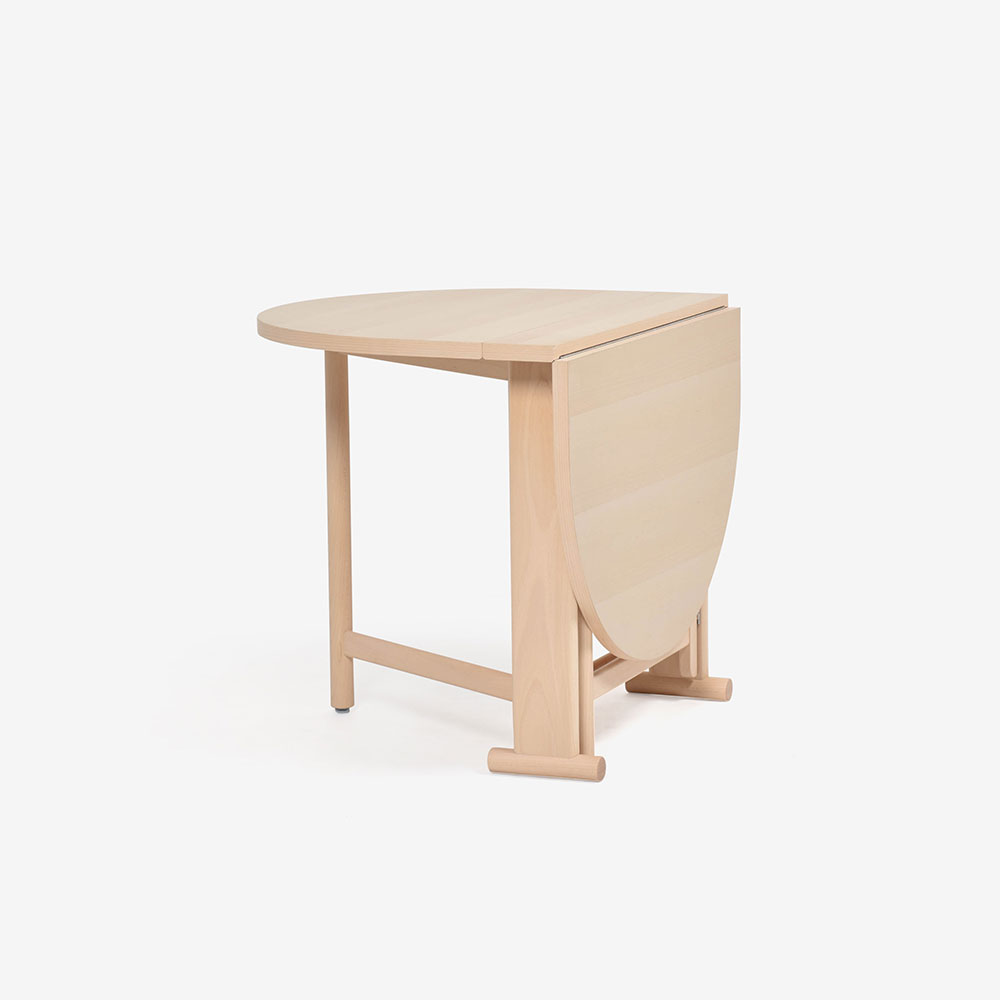 秋田木工 バタフライテーブル「T-541」ブナ材 白木塗装色【セール対象