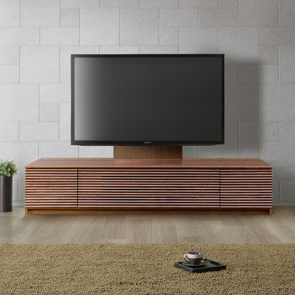 テレビボード「アクロスα アルファ」ウォールナット材 全4サイズ