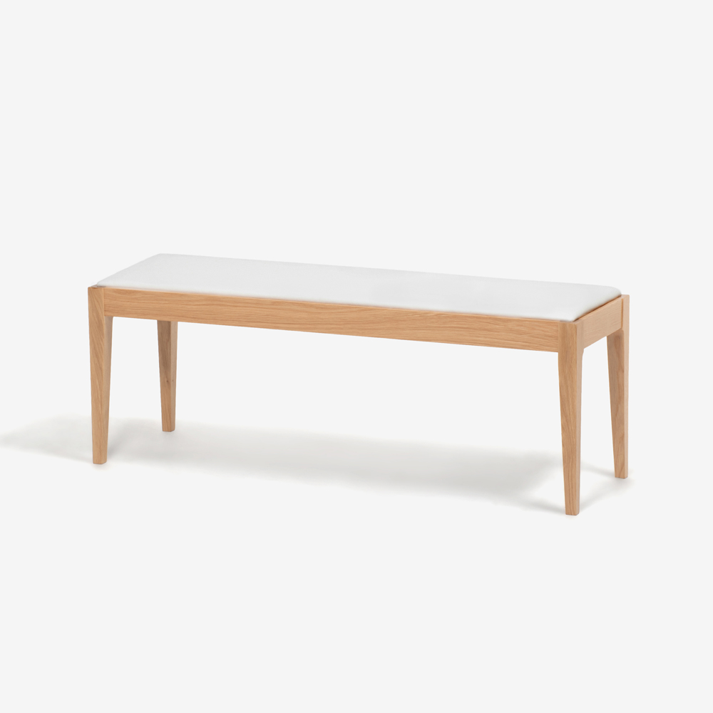 秋田木工 ダイニングテーブル「N-T005」ナラ材 ホワイトオーク色 全3