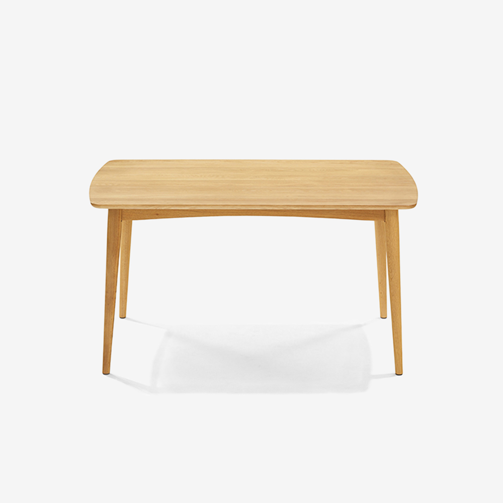 ダイニングテーブル「シネマ3」 レッドオーク材 ホワイトオーク色 全3