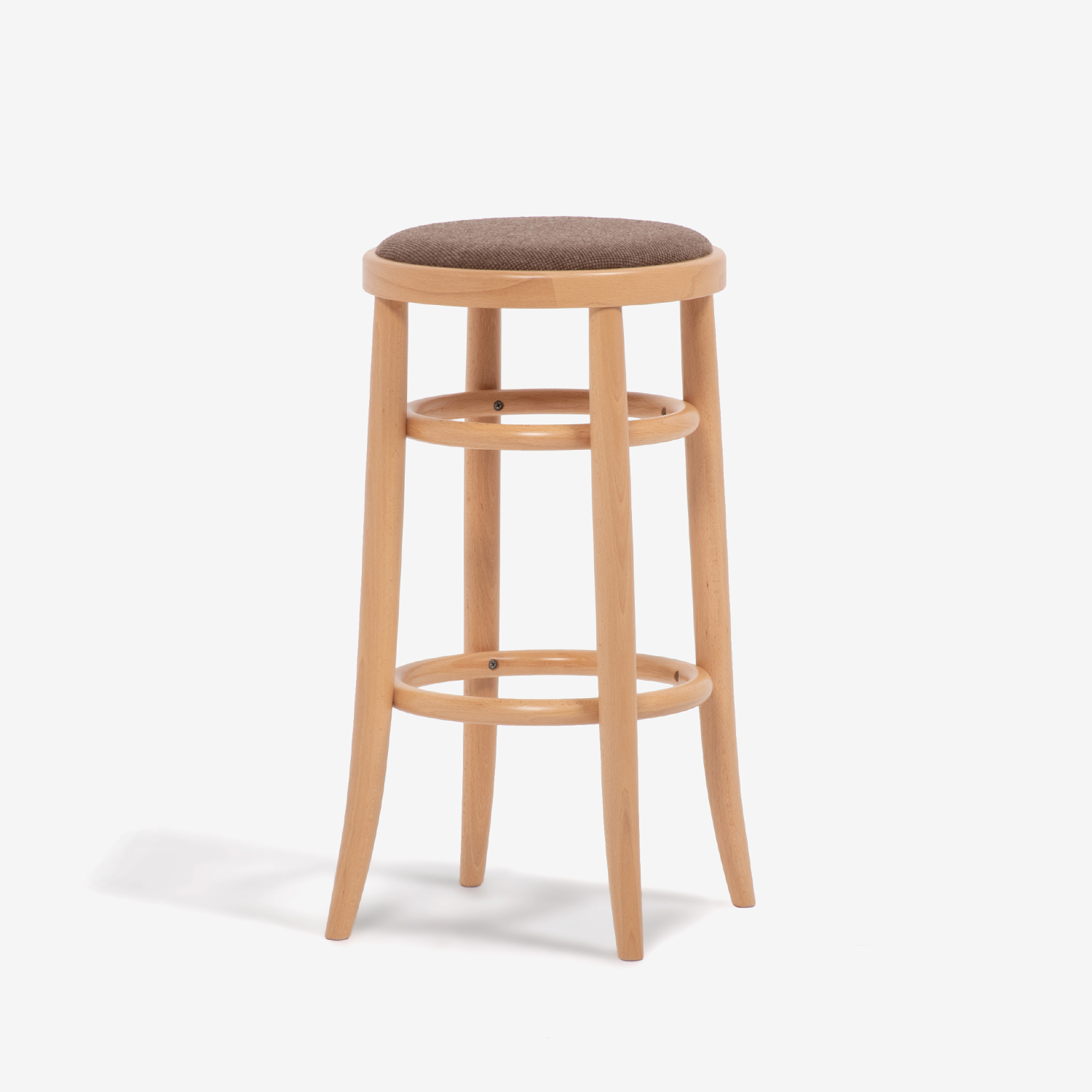 秋田木工 カウンターチェア「2091-U」座面高62cm ブナ材ナチュラル色