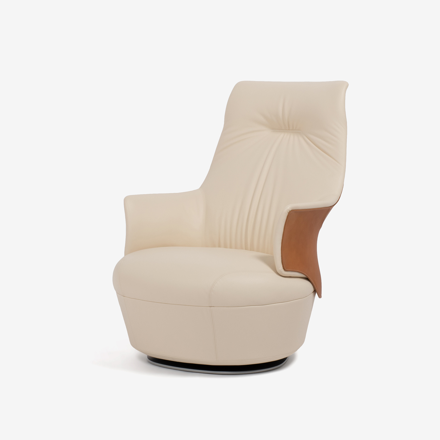 PoltronaFrau（ポルトローナ・フラウ）サイドテーブル「アサヤ」革