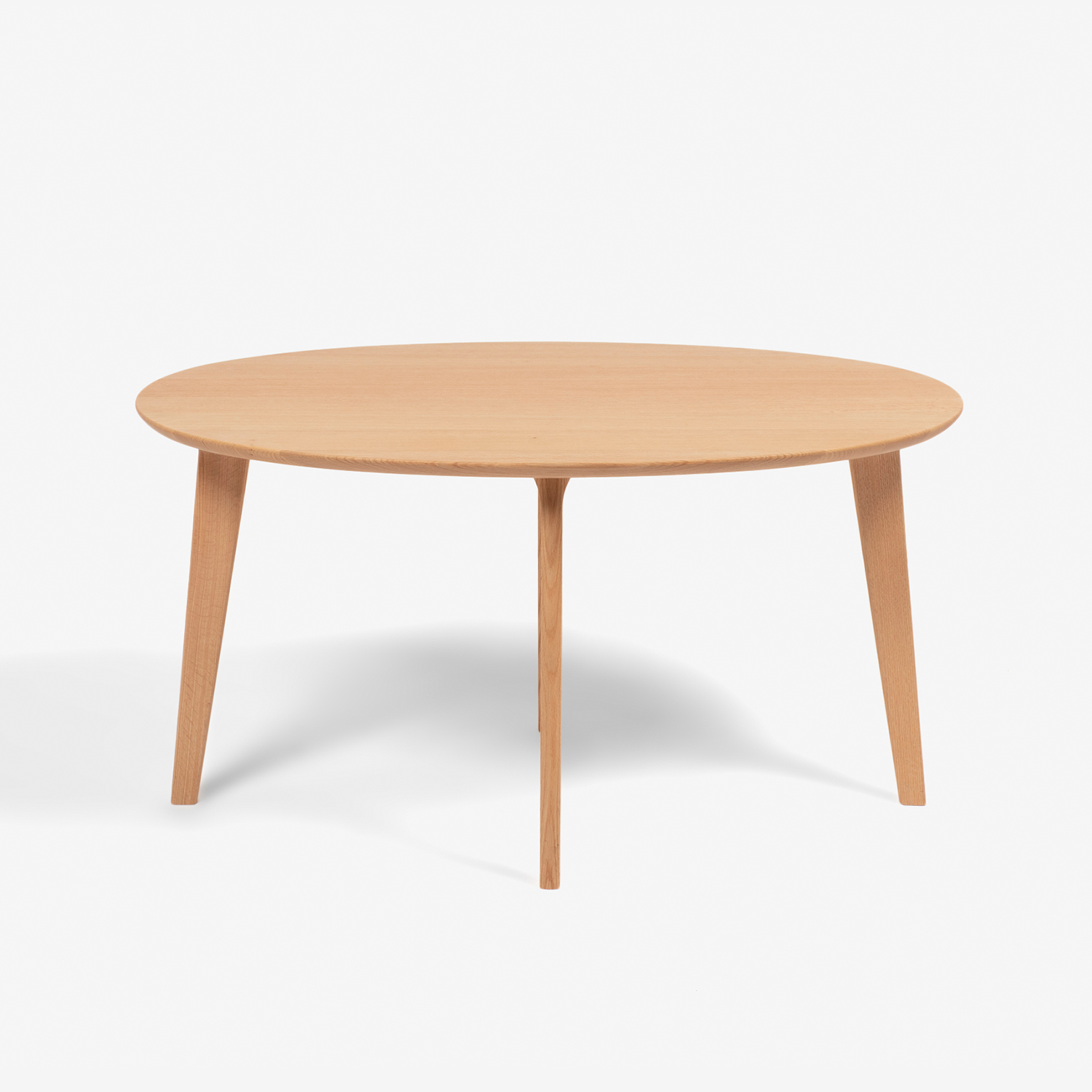 ダイニングテーブル(楕円)「Nソフィー」幅135cm オーク材NP色【受注