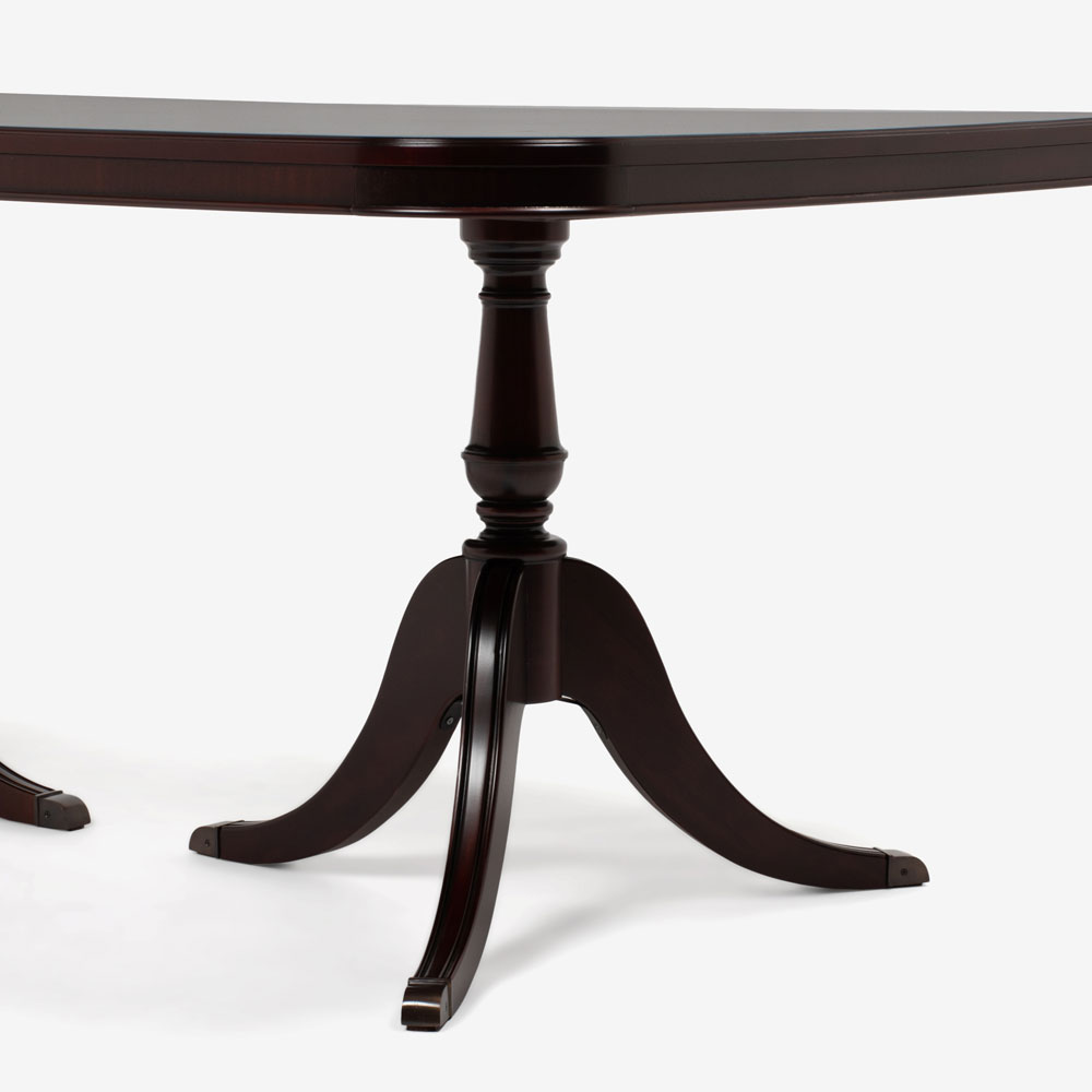 ダイニングテーブル「ペディスタル180」マホガニー材【セール対象品の